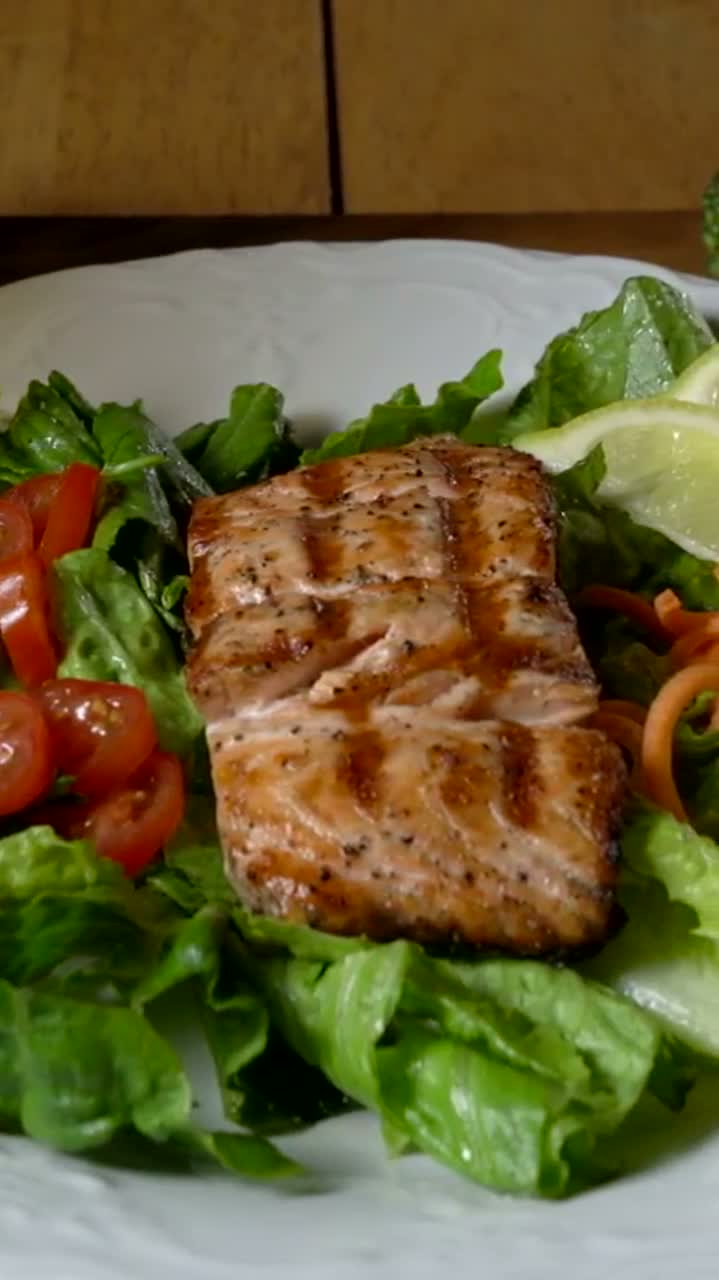 Salmão grelhado